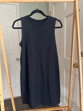 a new day Black Sleeveless Mini Dress
